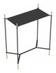 Zuo® Modern Austin Black Gold Side Table with Metal Framework-3
