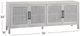 Bassett Mirror Pentak White Wash Server-2