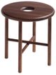 Moe's Home Collection Namba Walnut Brown Stool-1