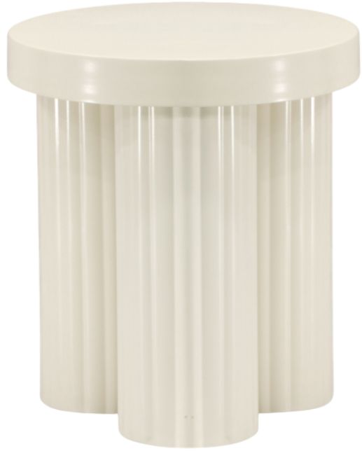 Meridian Furniture Rhodes Cream End Table-0