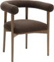 TOV Furniture Spara Chocolate Brown Dining Arm Chair-0