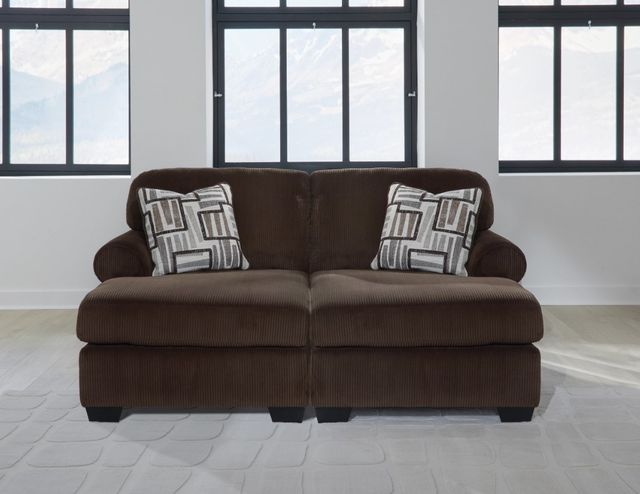 Signature Design by Ashley® Kimlee 2-Piece Chocolate Small Spaced Sectional Super Chaise-1