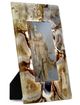 A & B Home Enzo Brown Agate Photo Frame-1