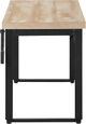 Monarch Specialties Inc. Black/Natural Wood-Look Adjustable Computer Desk-3