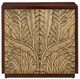Currey & Company Jardin Antique Brass/Walnut Cabinet-1