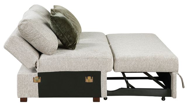 Homelegance® Isla 3-Piece Sage Sand Reversible Chaise Sectional with Ottoman Set-3