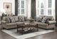 Homelegance® Franklin Mushroom Brown Loveseat-1