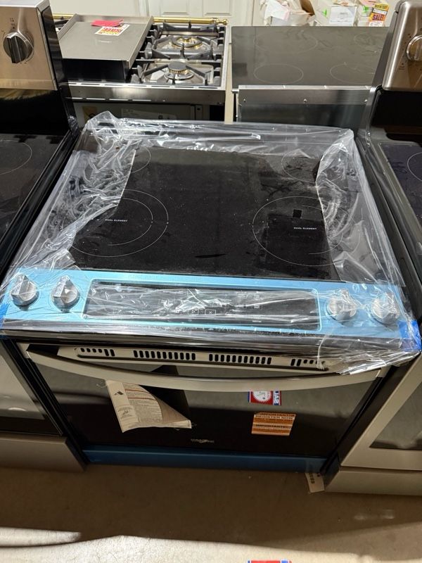Clearance Whirlpool® 30" Stainless Steel Slide-In Electric Range-1