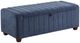 Homelegance® Derby Blue Storage Bench-0