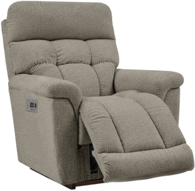 La-Z-Boy® Fulton Smoke Power Rocking Recliner with Headrest-1