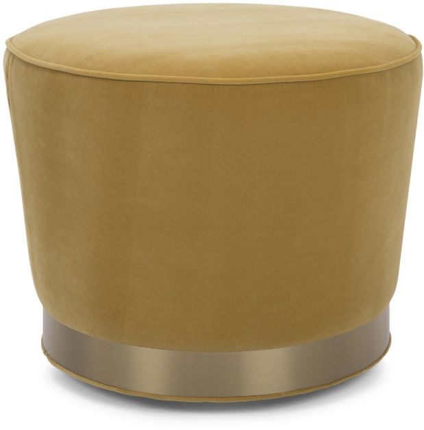 Decor-Rest® Furniture LTD 2933 Yellow Ottoman-0