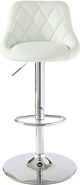 Elements International Melissa 2-Piece White Bar Stools-1