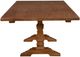 Bassett® Furniture Customizable Benchmade Harvest 72" Dining Table with Extendable Leaves-3