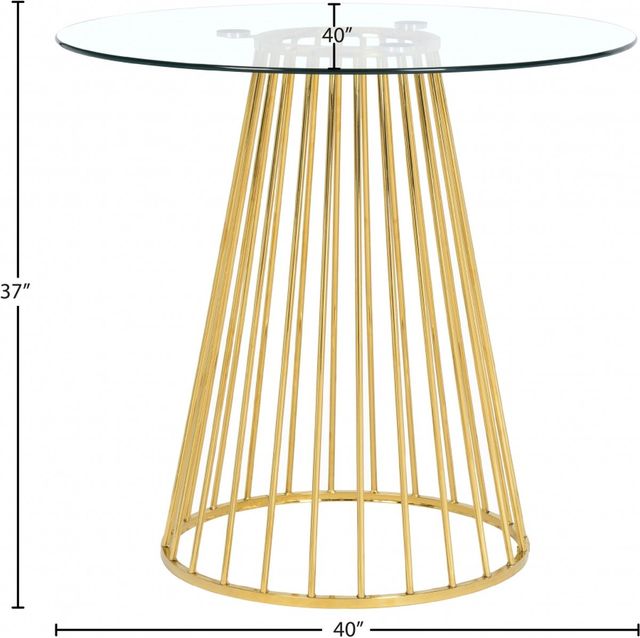 Meridian Furniture Gio Gold Counter Height Table-3