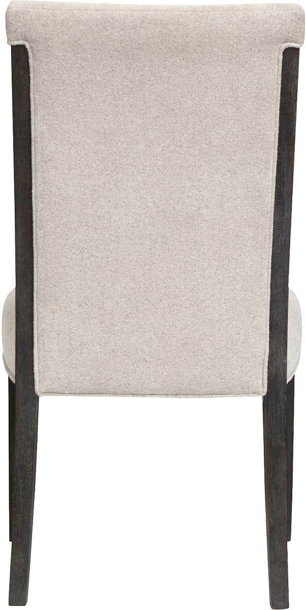 Magnussen Home® Plum Creek Elite Dove/Ravenwood Black Dining Side Chair Set with Upholstered Seat and Back-3