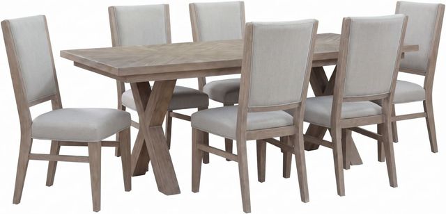 Liberty Furniture Brentwood Place 7-Piece Sandstone/Taupe Dining Set-0