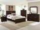 Vaughan-Bassett Transitions Merlot Queen/King Wood Bed Rails-3