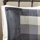 Olliix by Madison Park 7 Piece Grey California King Ridge Herringbone Comforter Set-5