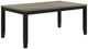 Crown Mark Folio Gray Dining Table with Black Base-0