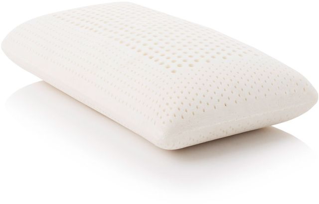 Malouf® Z™ Zoned Talalay Latex Low Loft Plush Queen Pillow-0