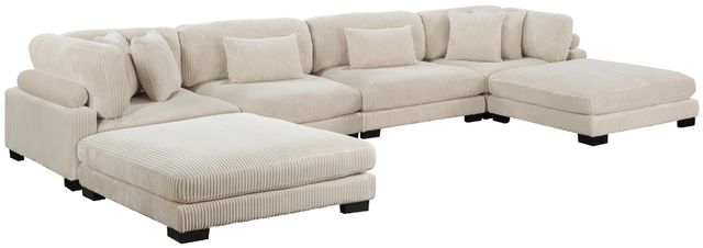 Homelegance® Traverse 6-Piece Beige Modular Sectional with 2-Ottoman-0