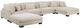 Homelegance® Traverse 6-Piece Beige Modular Sectional with 2-Ottoman-0