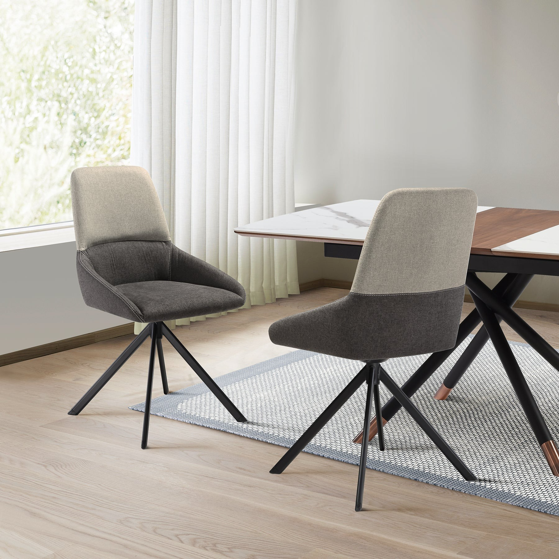 Armen Living Maverick Dining Chair - Thumbnail 4