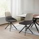 Armen Living Maverick 2-Piece Light Gray Dining Chair Set-4