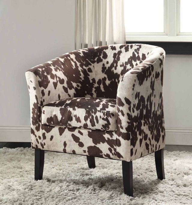 Linon Simon Brown Cow Accent Chair -3