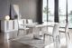 VIG Furniture Modrest Kingsley Stainless Steel/White Dining Table-1