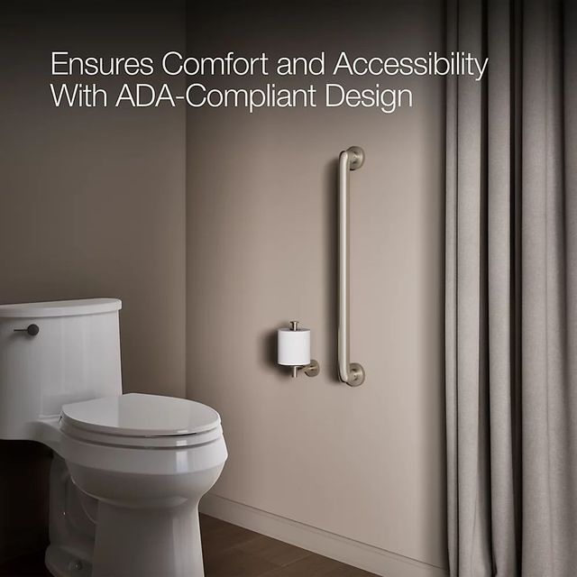 KOHLER® Kumin™ Vibrant Brushed Nickel 24" Grab Bar-3