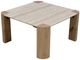 Nest Home Collections Esme Nordic Natural/Sabbia Travertine 31" Square End Table-0