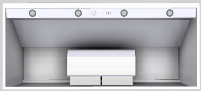 Vent-A-Hood® 54" White Wall Mounted Range Hood-1