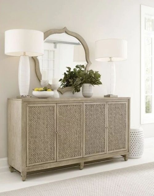 American Drew® Vista Sterling Soft Gray Buffet-1