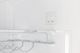 Unique Appliances Classic Retro 28" 17 Cu. Ft. Marshmallow White Counter Depth Bottom Freezer Refrigerator-5