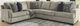 Signature Design by Ashley® Bovarian 3-Piece Stone L-Shape Sectional-4