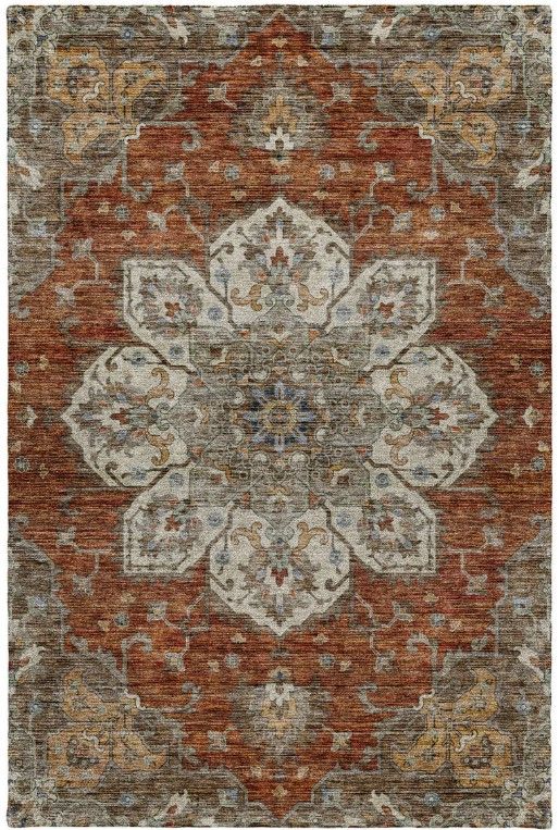 Dalyn™ Rug Company Silk Road SR6 Paprika 5'x8' Area Rug-0