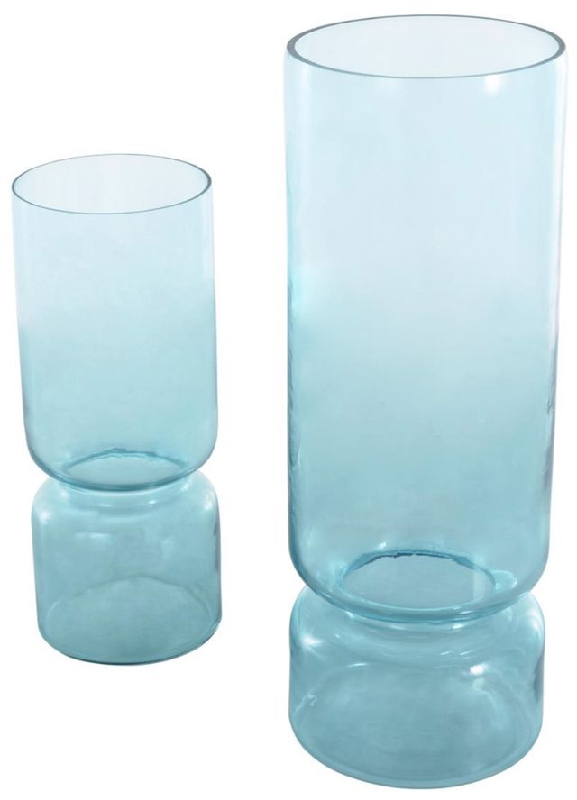 Deco Marche 2-Piece Blue Vase Set-1