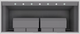 Vent-A-Hood® Designer Series 60" Gunsmoke Wall Mounted Range Hood-3