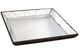A & B Home Waverly Black Large Mirrored Square Tray -0