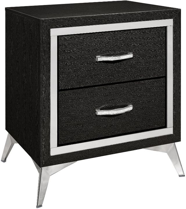 New Classic® Home Furnishings Huxley 4-Piece Black King Panel Bedroom Set-4