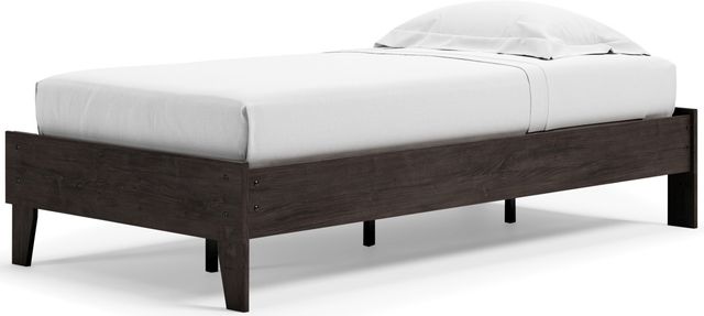 Signature Design by Ashley® Piperton Black Twin Platform Bed-3