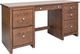 Mako Wood Furniture Inc. Home Office Large Double Pedestal Desk-0