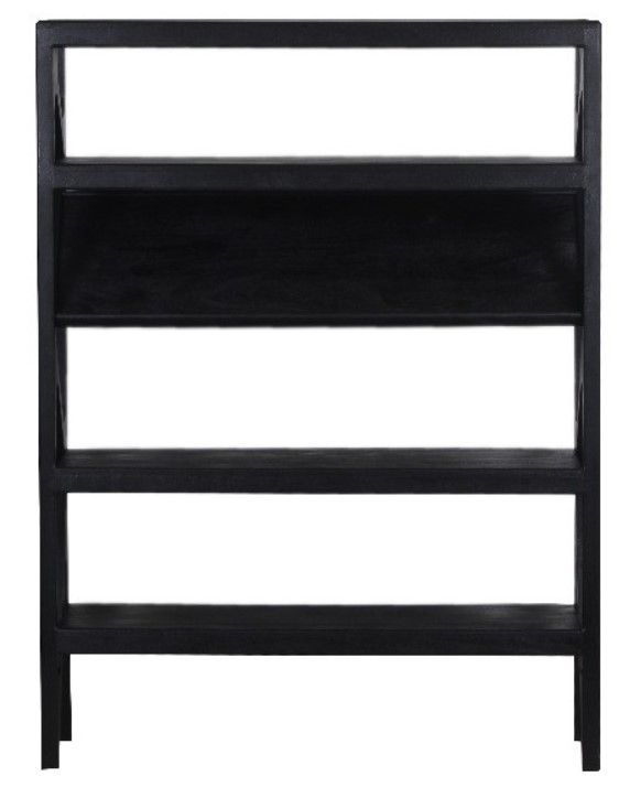 Porter International Designs Canberra Black Bookcase-1