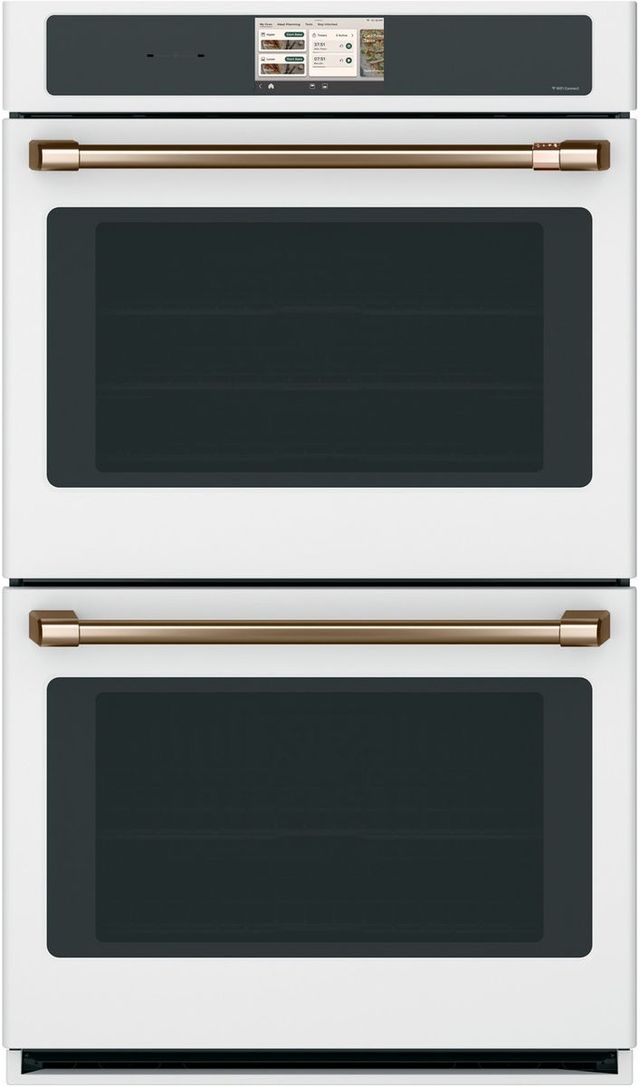 Café™ Professional Series 30” Matte White Smart Double Electric Wall Oven with Convection-0