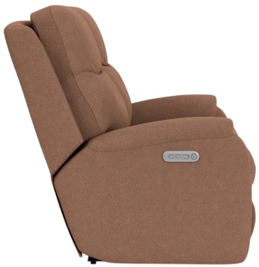 Flexsteel® Customizable Penn Power Reclining Loveseat with Power Headrests and Lumbar-4