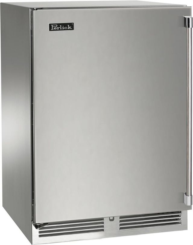 Perlick® Signature Series Sottile 3.1 Cu. Ft. Stainless Steel Under the Counter Refrigerator