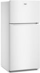 Whirlpool® 28" 14.3 Cu. Ft. White Top Freezer Refrigerator with Total Coverage Cooling-2