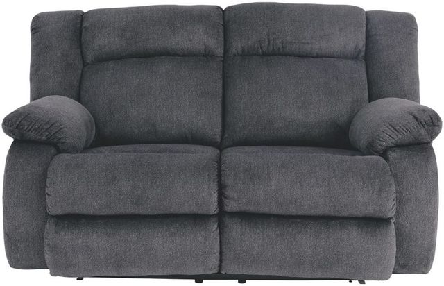 Signature Design by Ashley® Burkner Marine Power Reclining Loveseat-1
