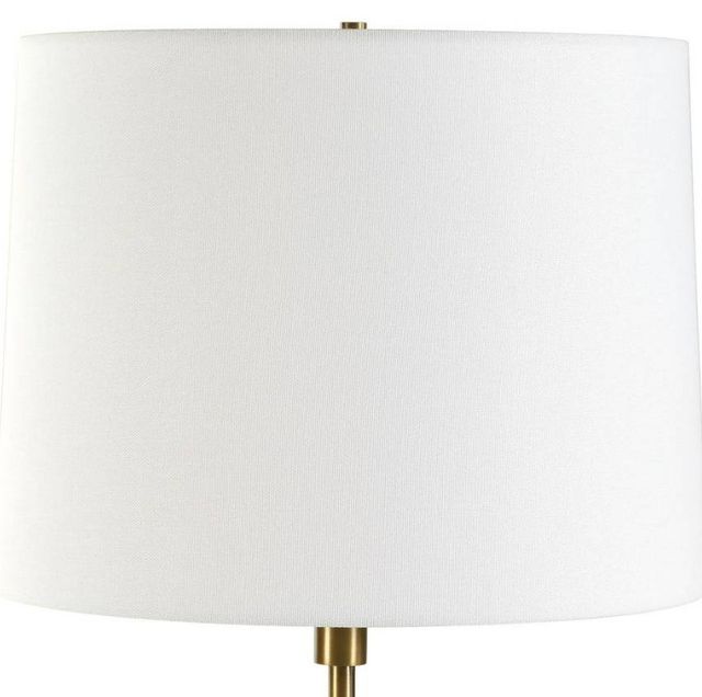 Uttermost® Caronia Ivory Buffet Lamp with Antique Brass Accent-4